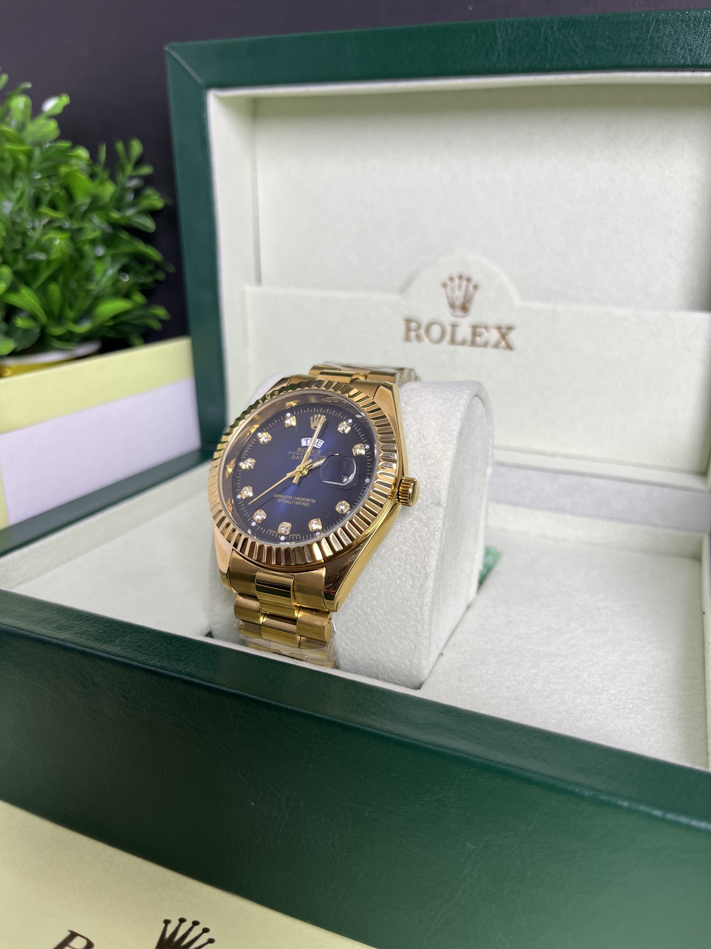 Dial RLX Day & Date Stainless Steel