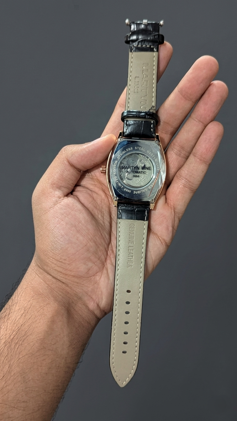 Martyn Line Rose Gold Automatic Skeleton Models